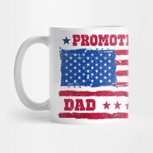 USA Flag Promoted To Daddy Est 2024 New Dad First Time Dad Mug